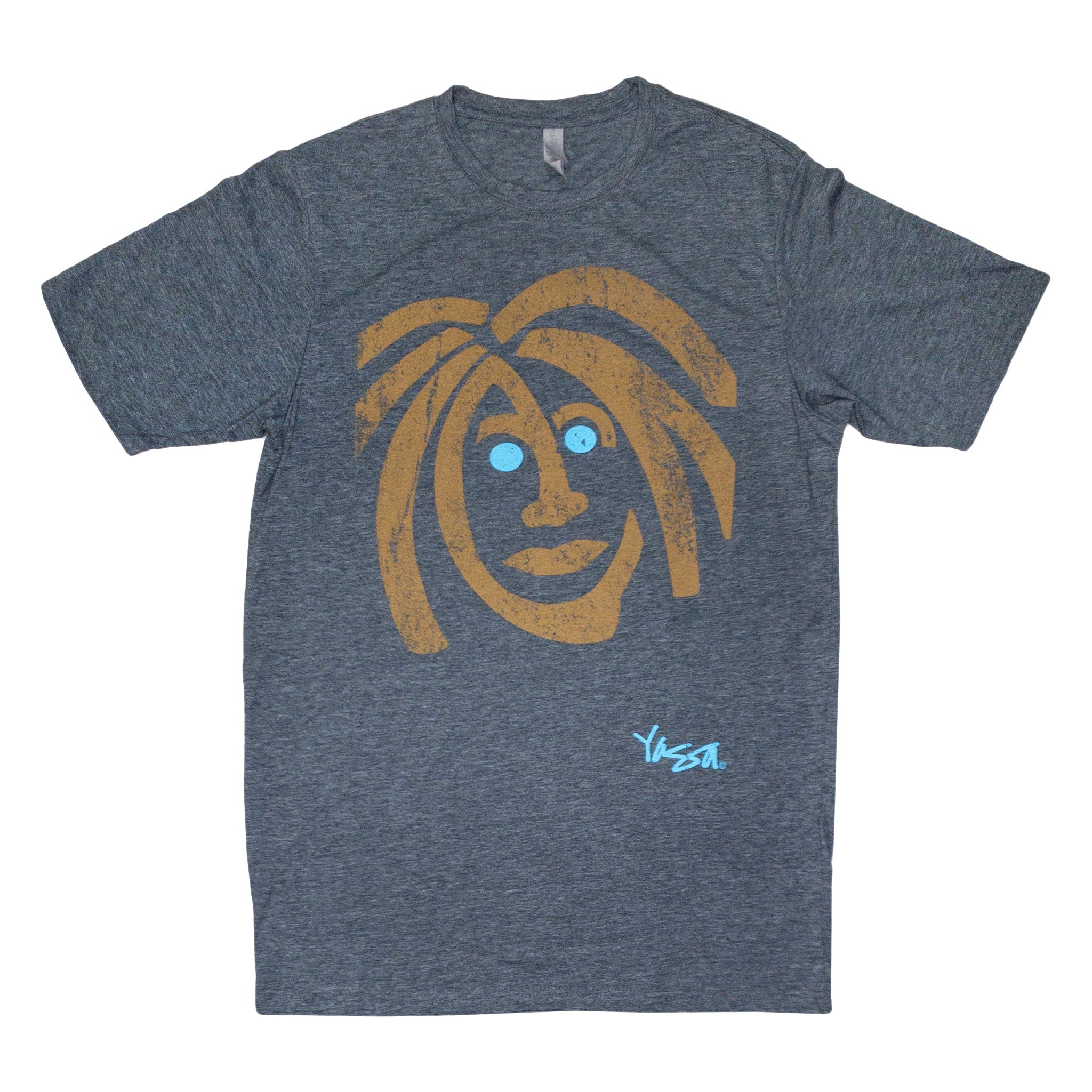 トップス YAGA Print Tee MADE IN USA XL Vintage Yaga T-Shirt Mens L Green 90s Spellout Surf Skate